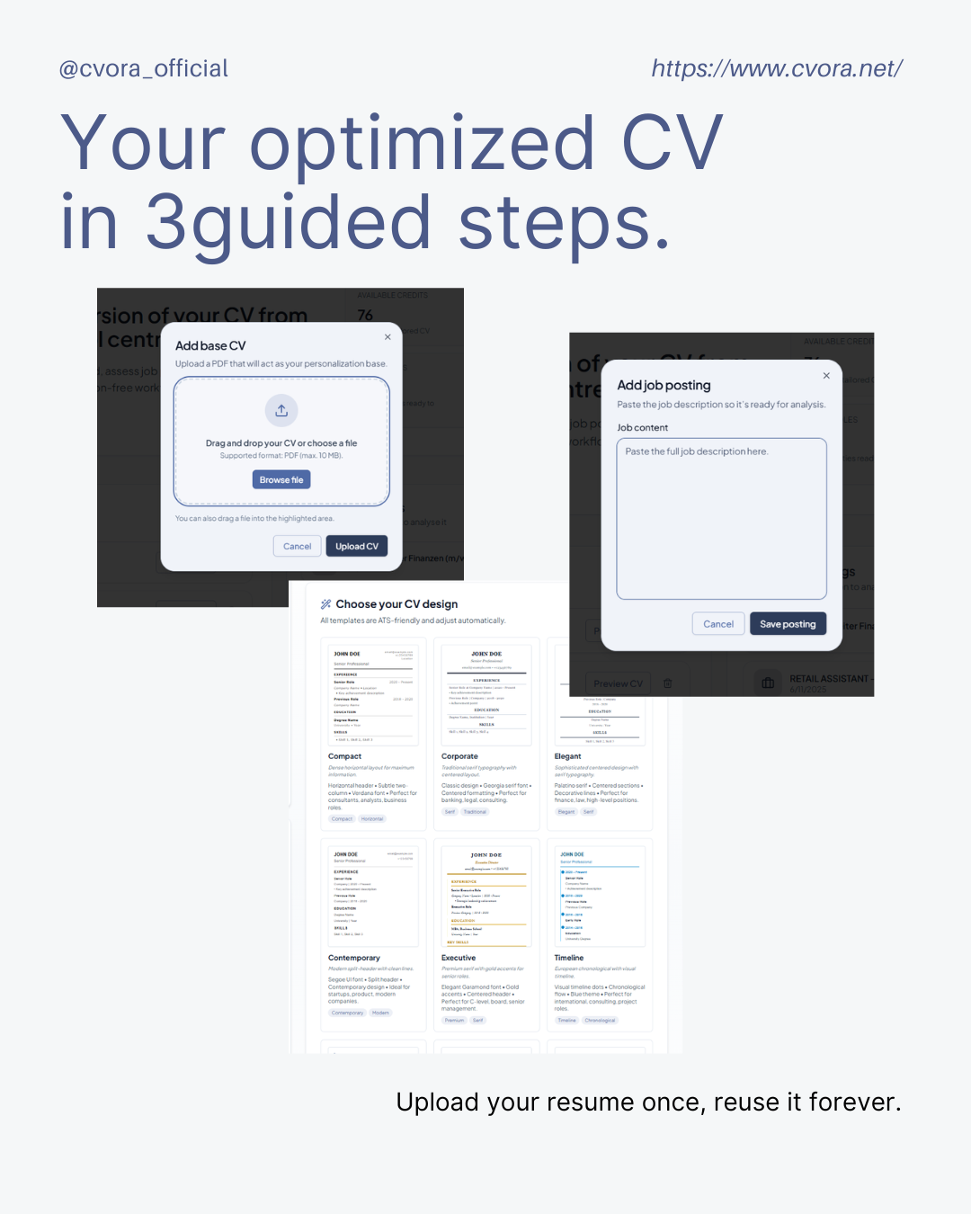 CVora - AI Resume Tailor screenshot 4