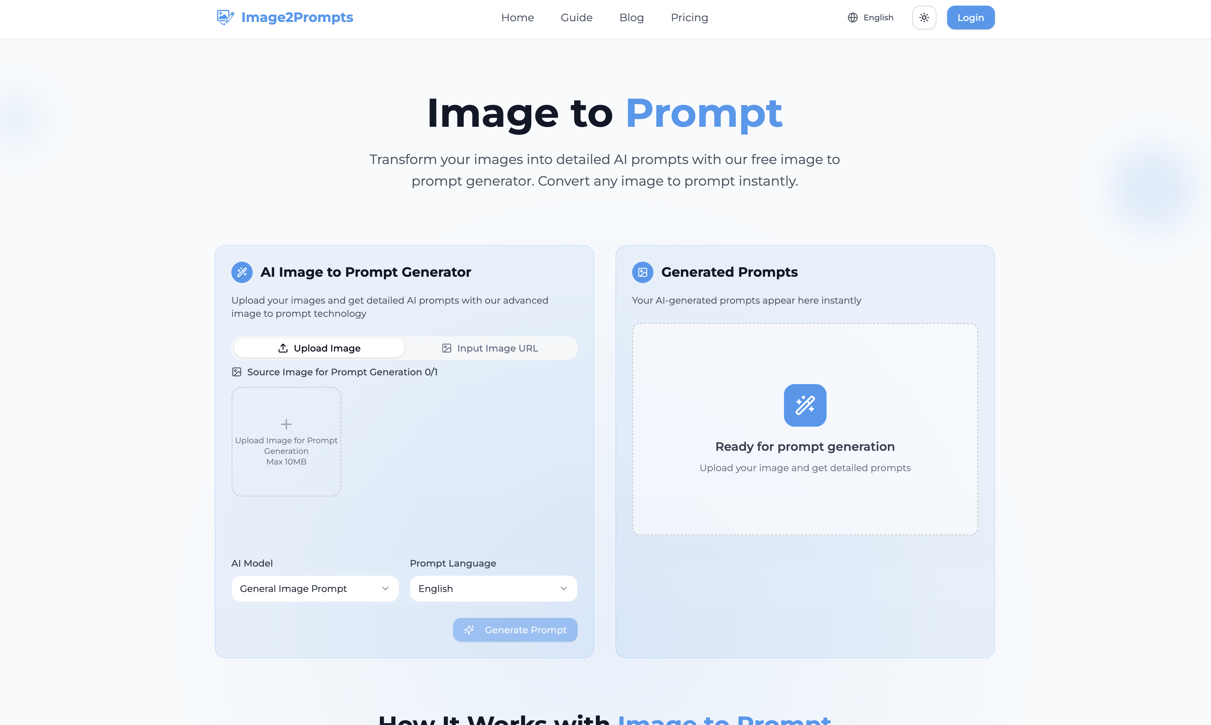 Image2Prompts screenshot 1