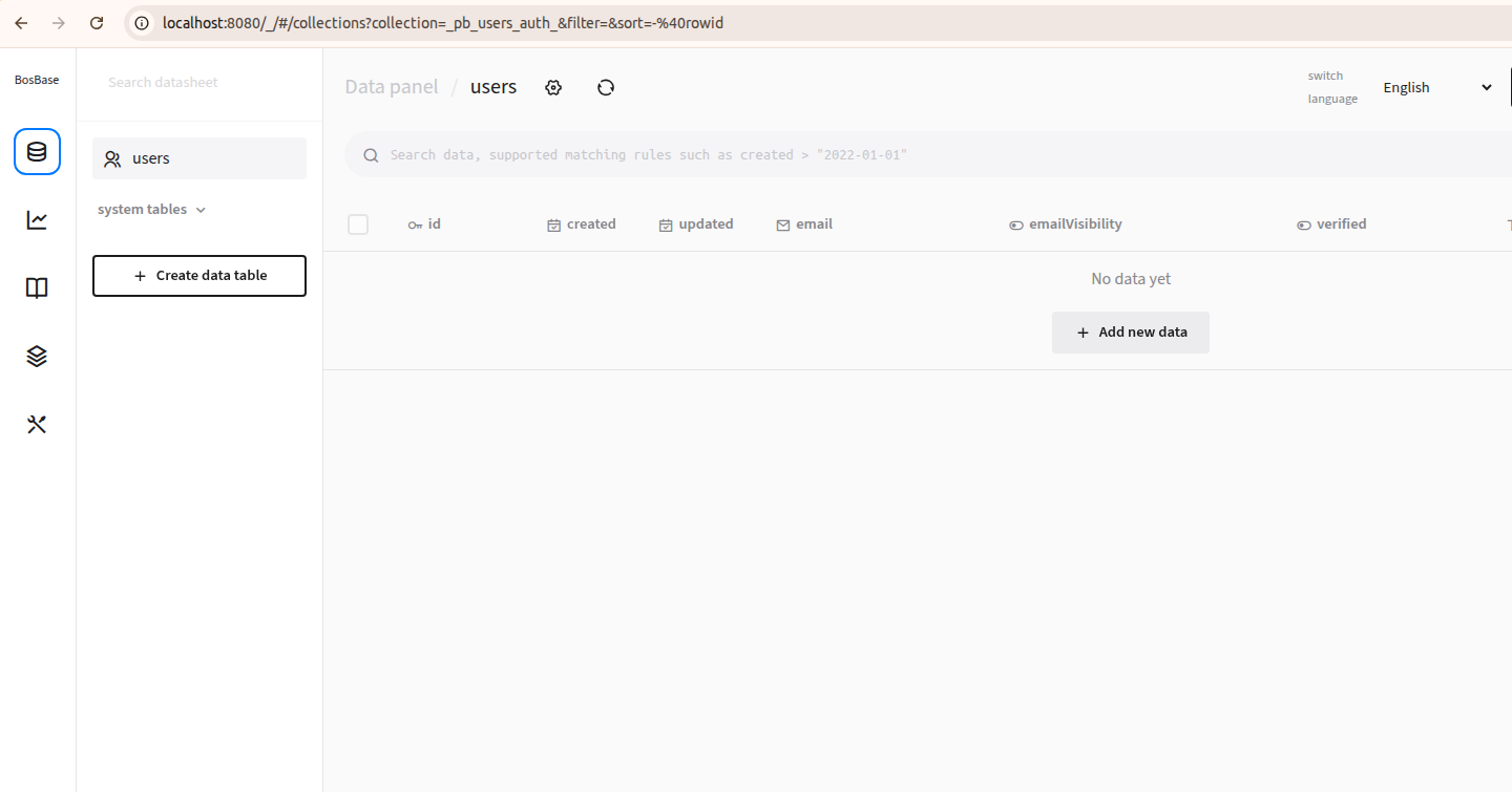 Bosbase screenshot 3