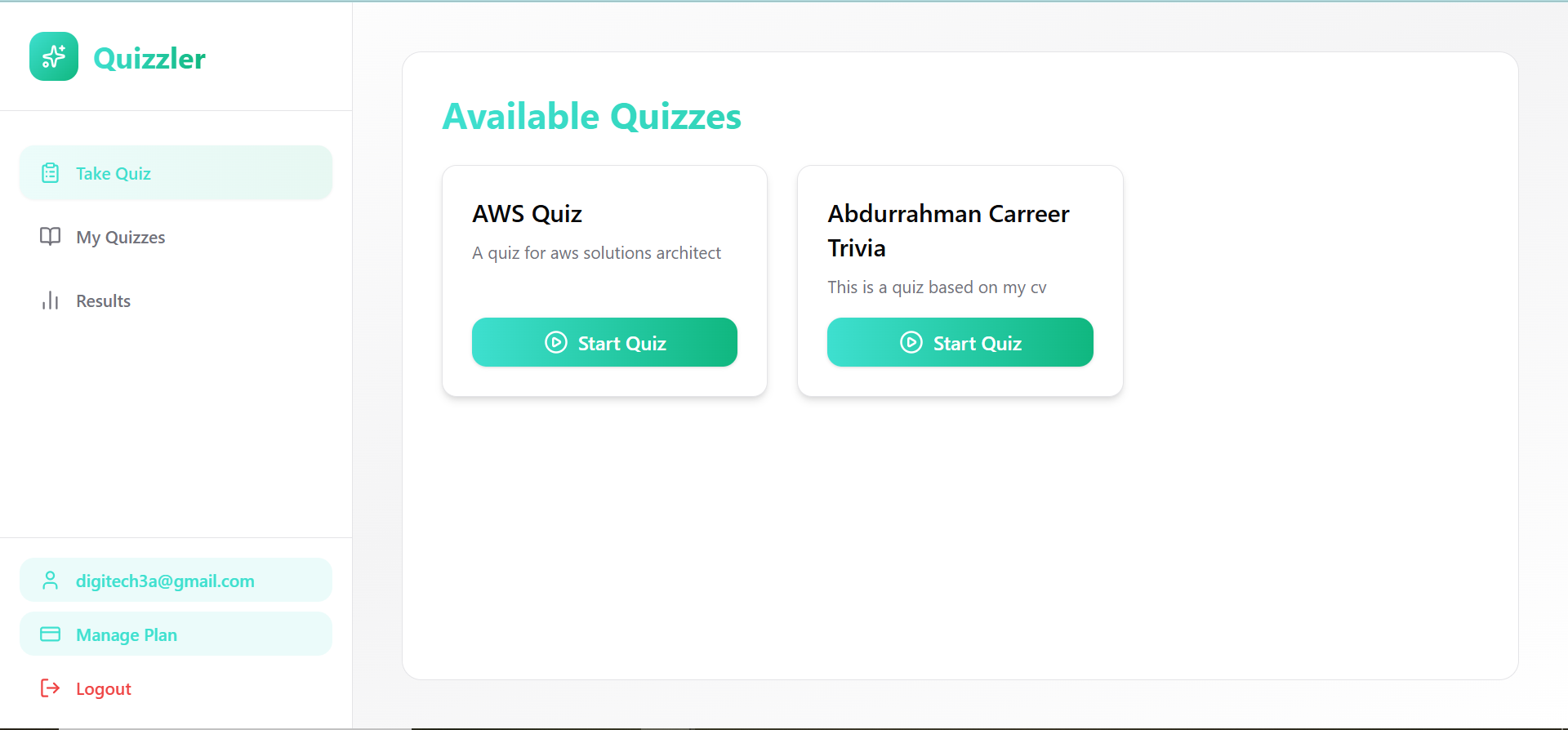 Quizzler screenshot 2