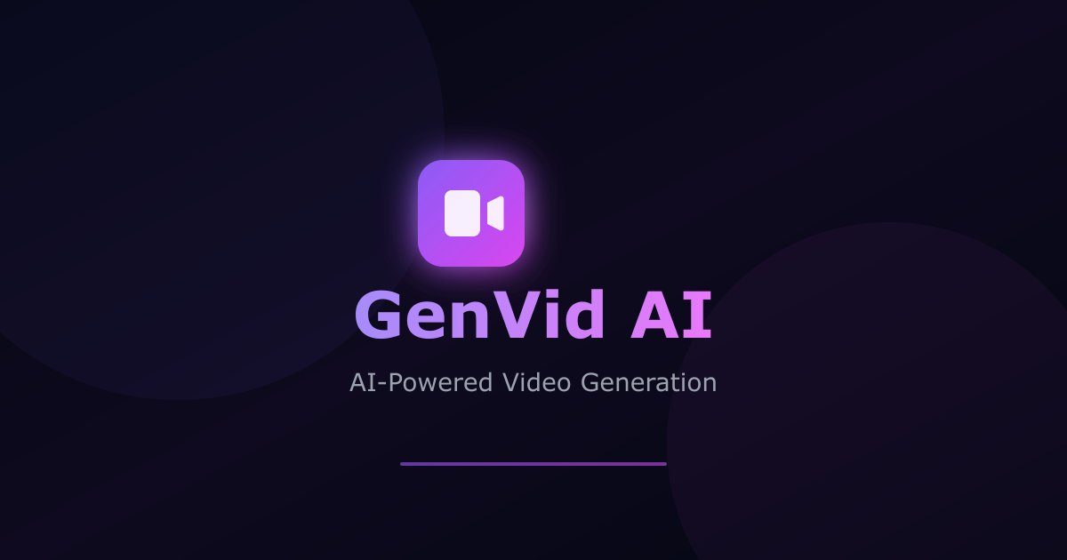 GenVid AI - AI Video Generator screenshot 2