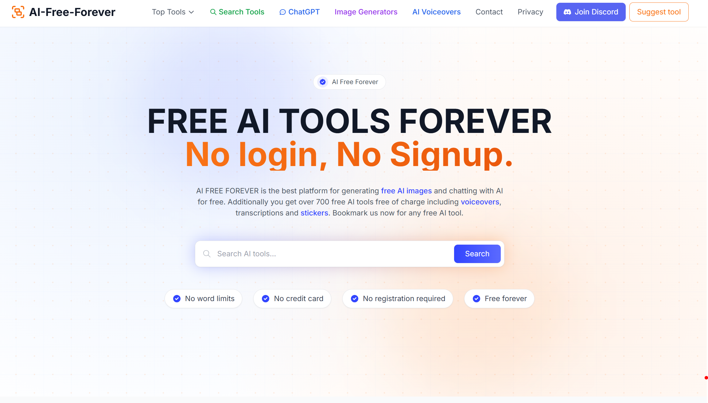 AI FREE FOREVER screenshot 1