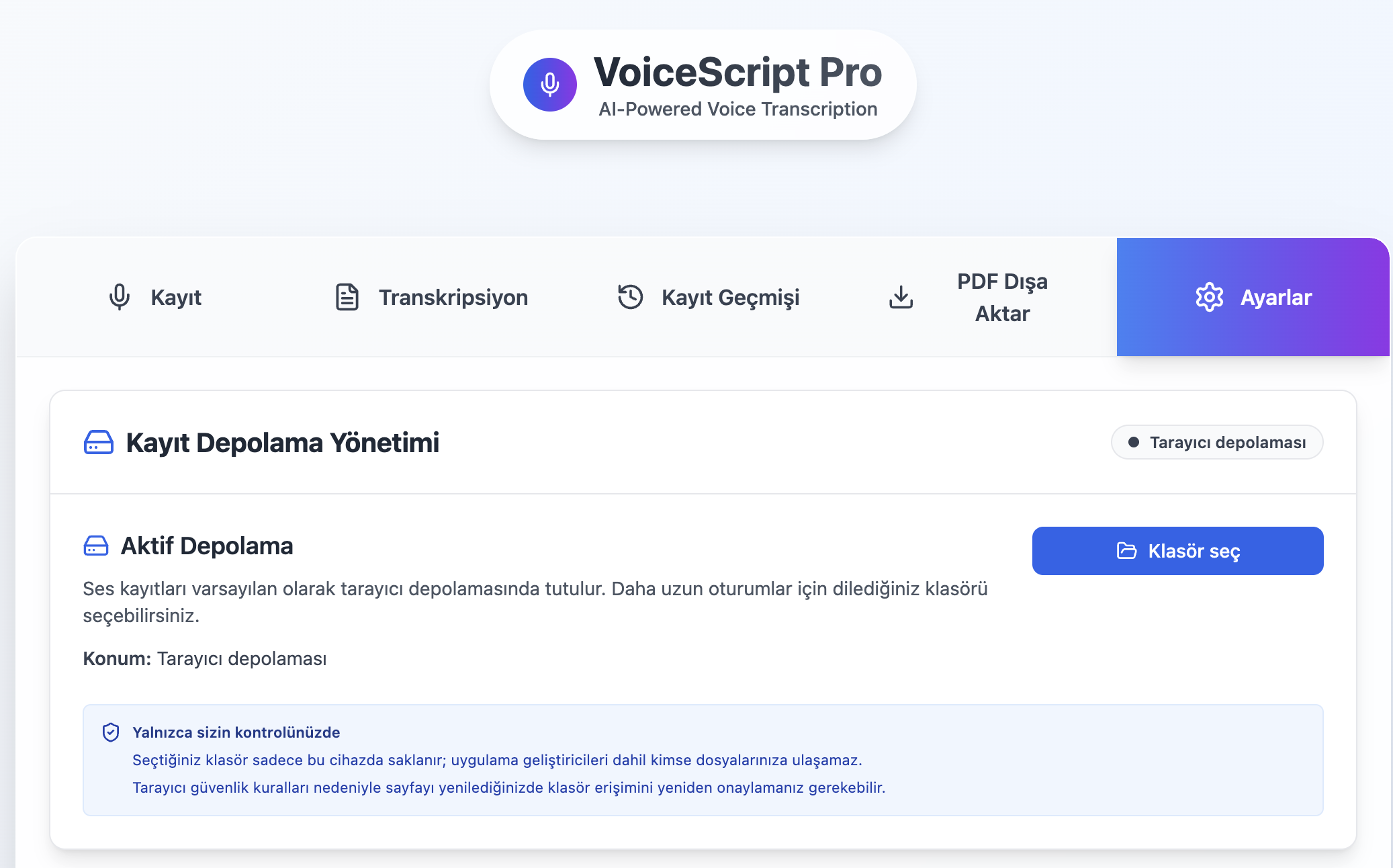 VoiceScript Pro screenshot 3