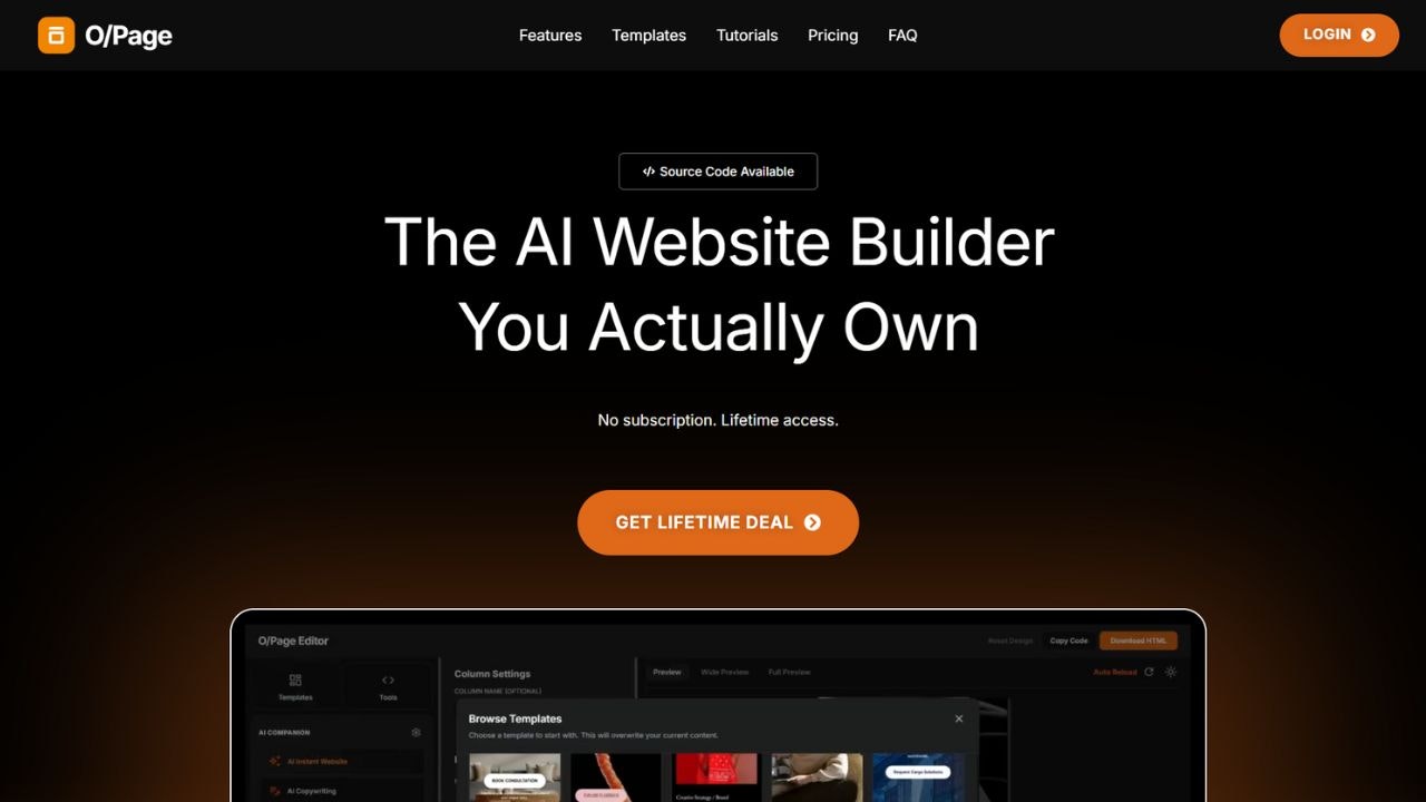 O/Page Website Builder screenshot 4