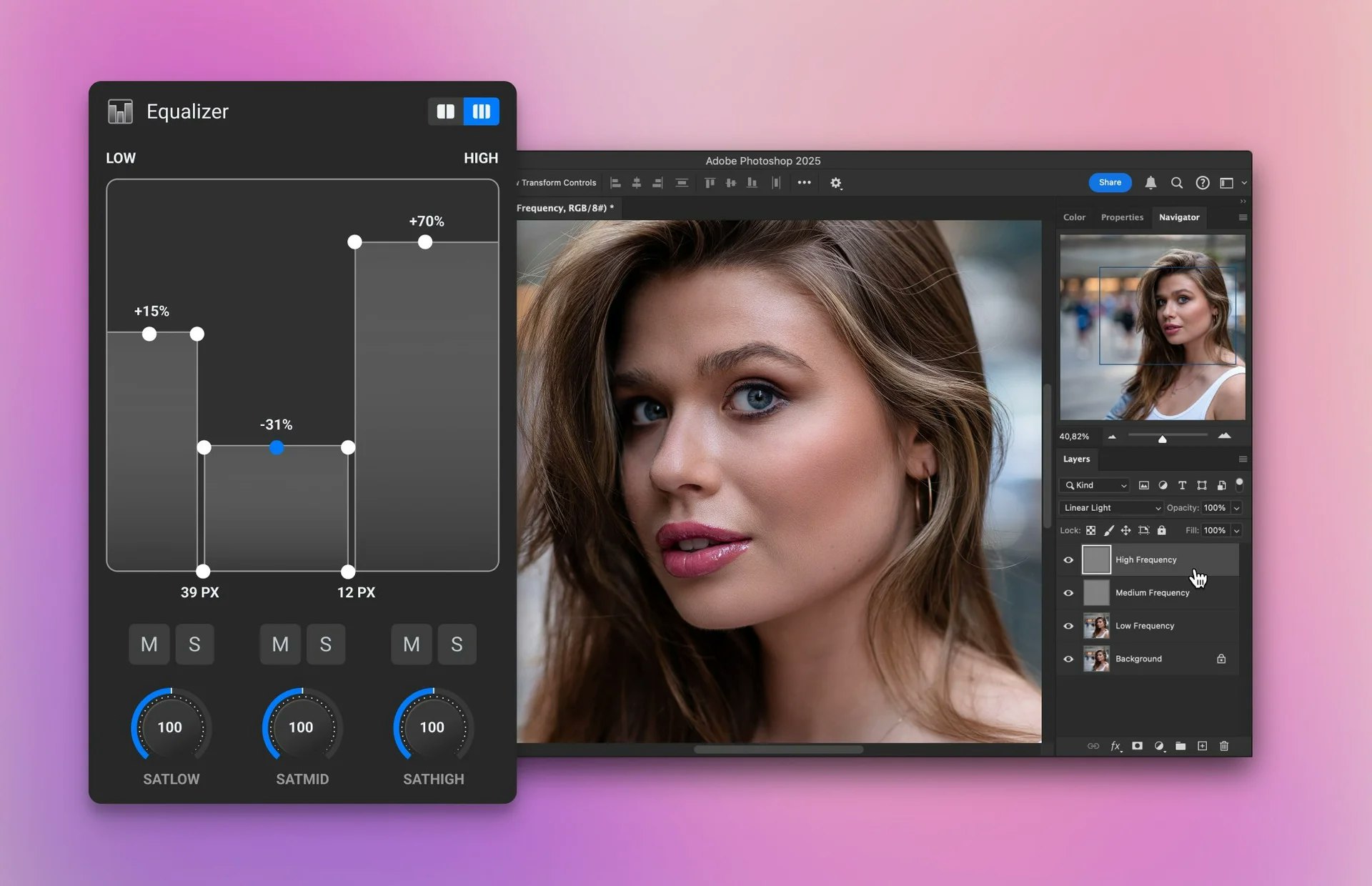 Retouch4me Frequency separation screenshot 1