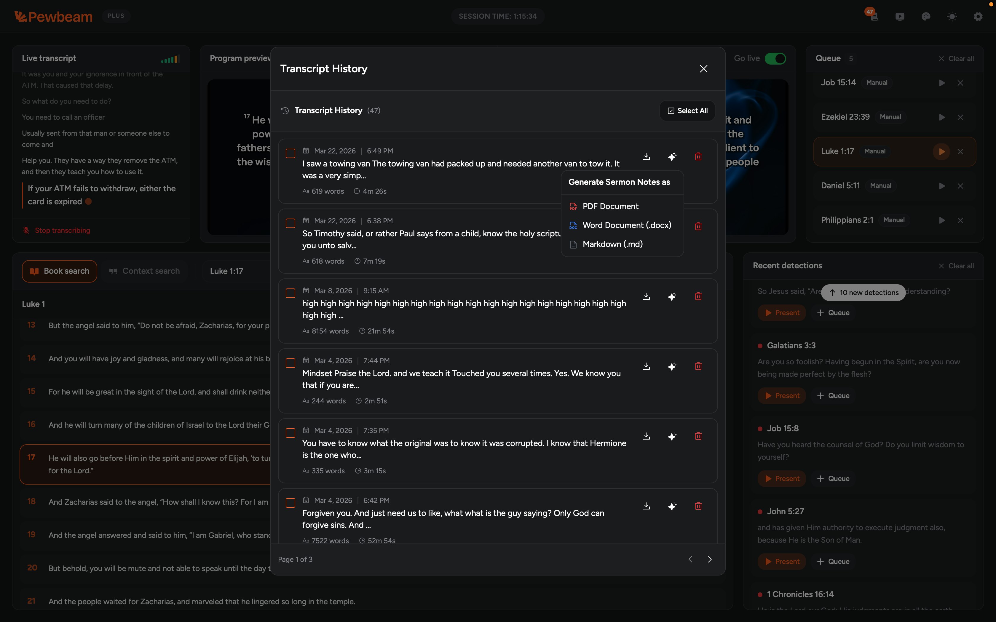Pewbeam screenshot 4
