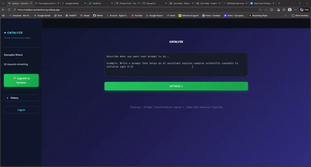 Catalyze screenshot 3