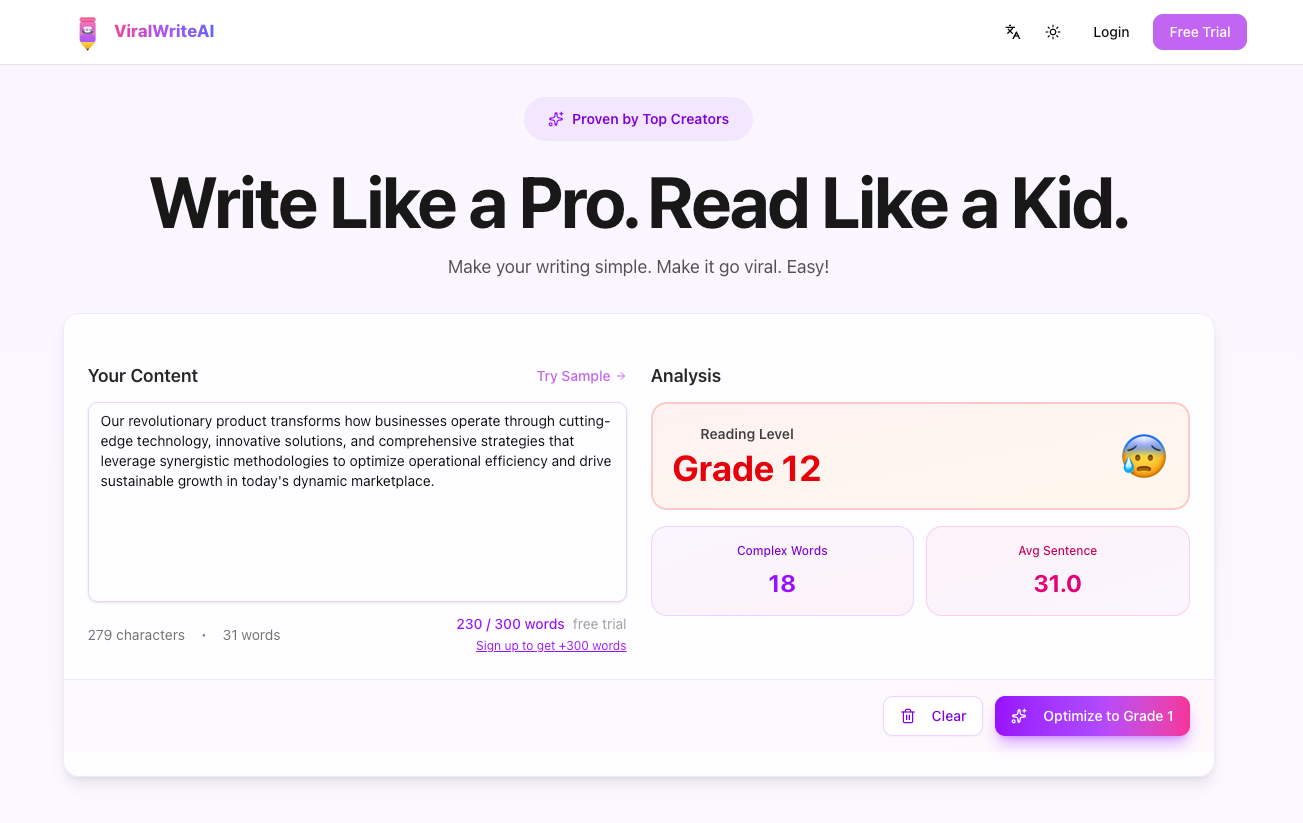 Viral Write AI screenshot 1