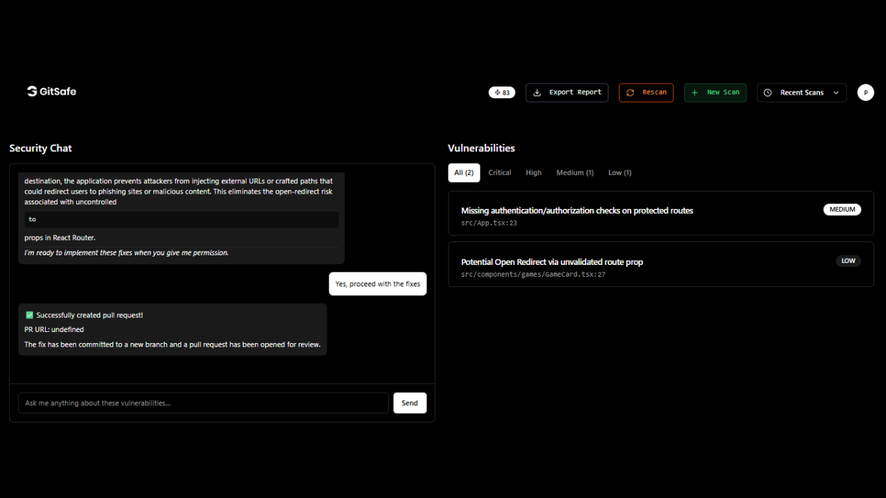 GitSafe screenshot 3