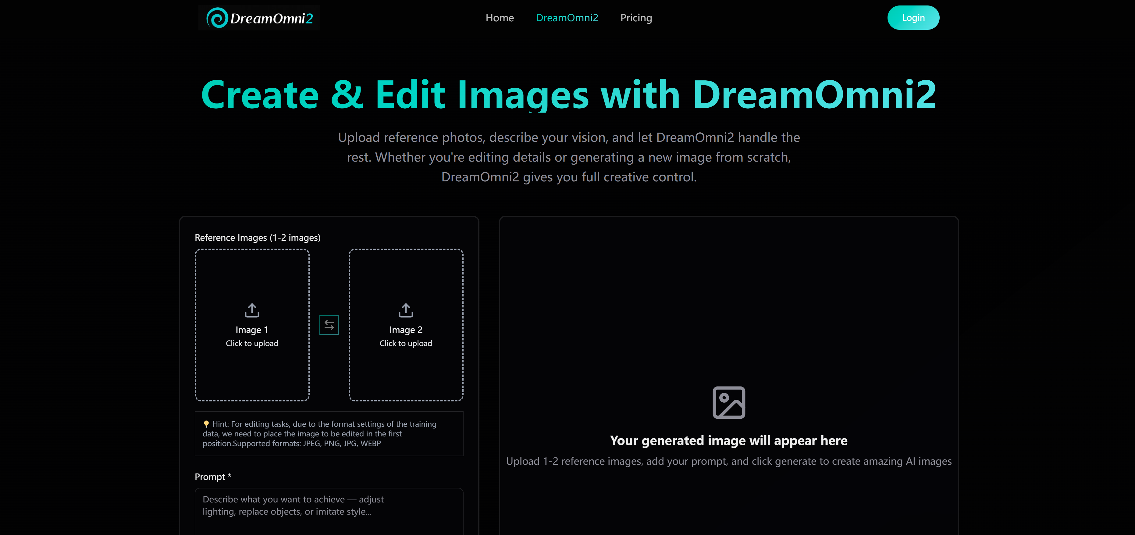 DreamOmni2 screenshot 1