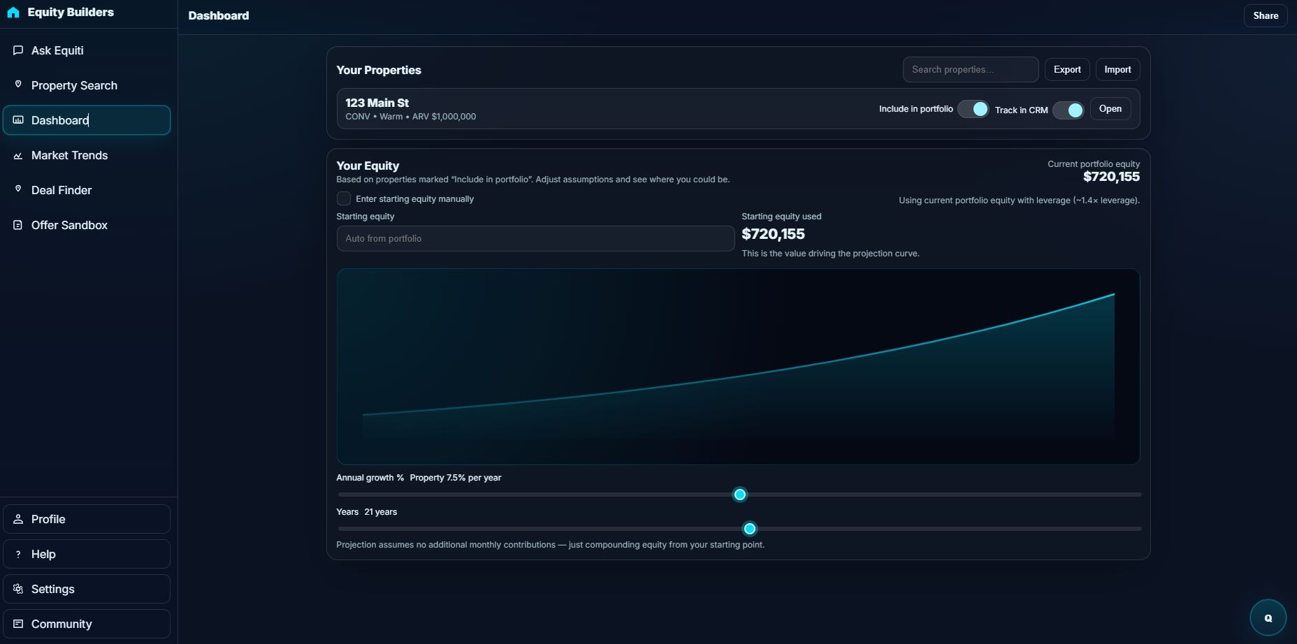 EquityBuilder.io screenshot 5