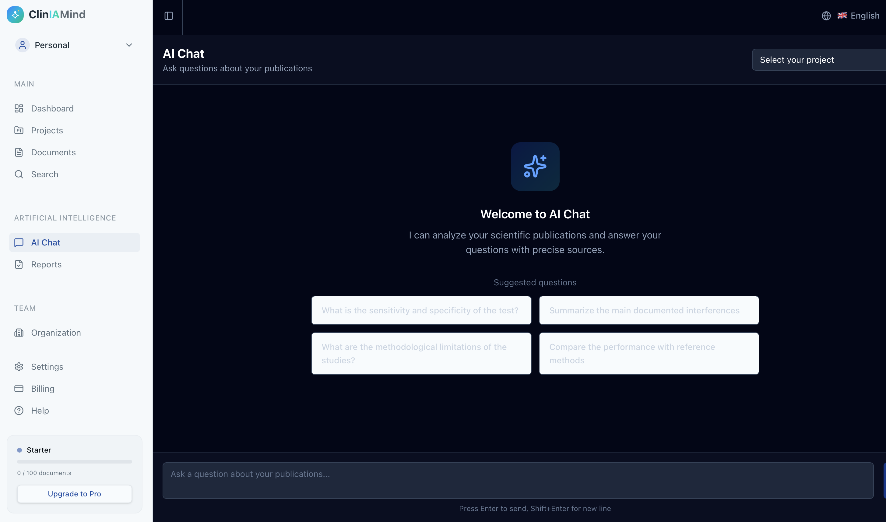ClinIAMind screenshot 2