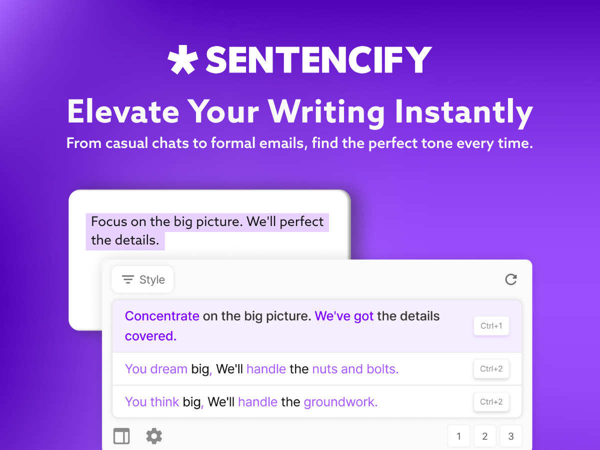 SENTENCIFY screenshot 1