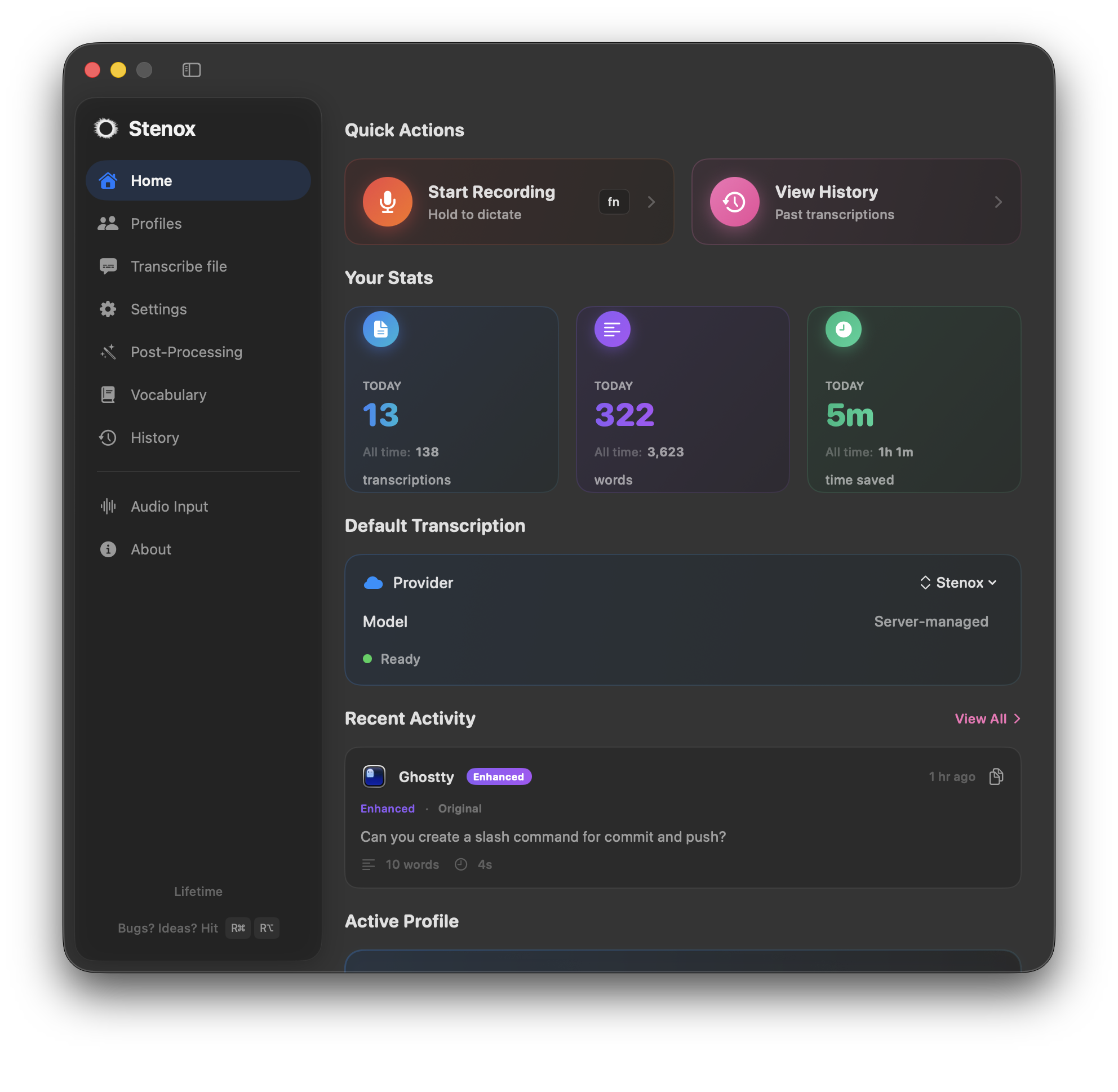 Stenox screenshot 2