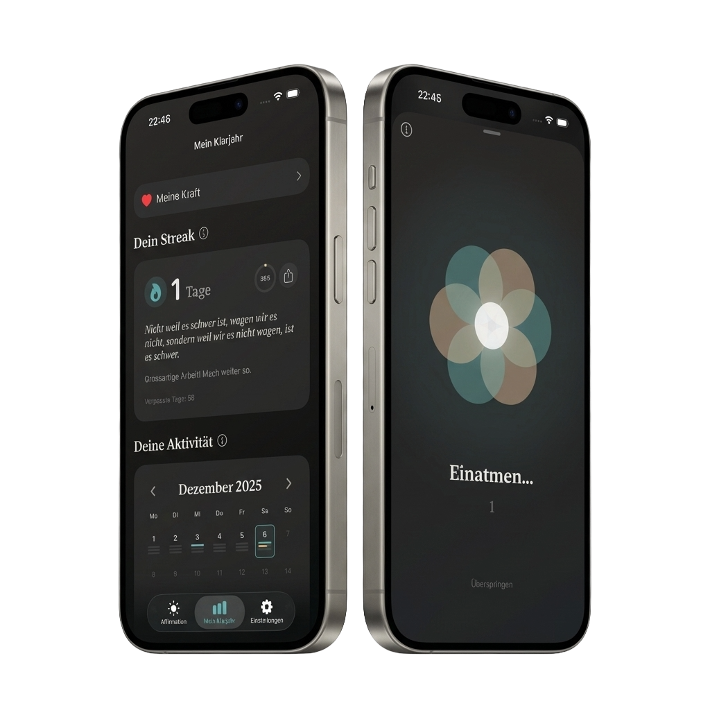 Klarjahr — The 0-Code Production App screenshot 1