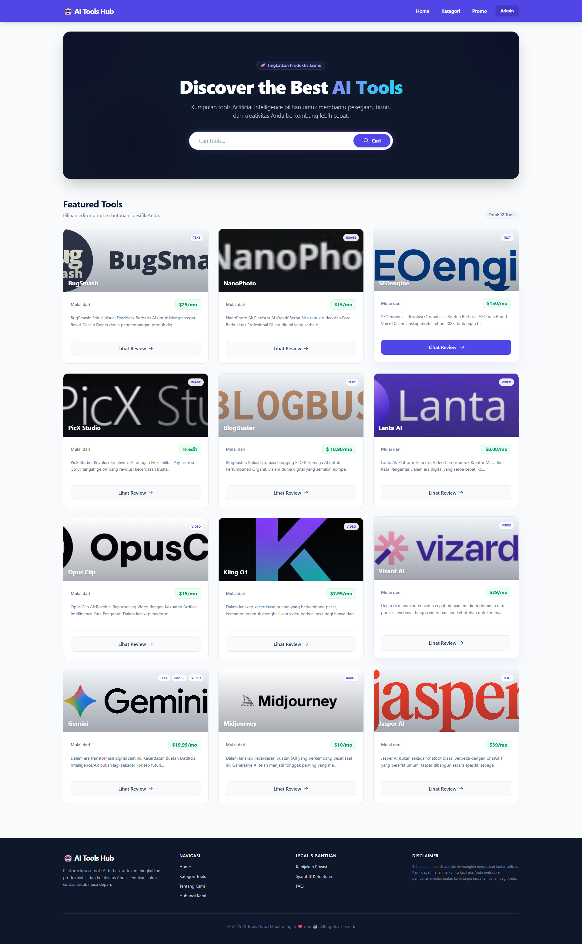 AI Tools Hub screenshot 1