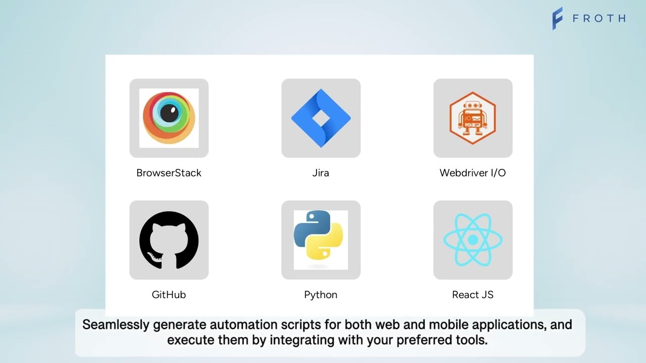 Froth TestOps screenshot 1