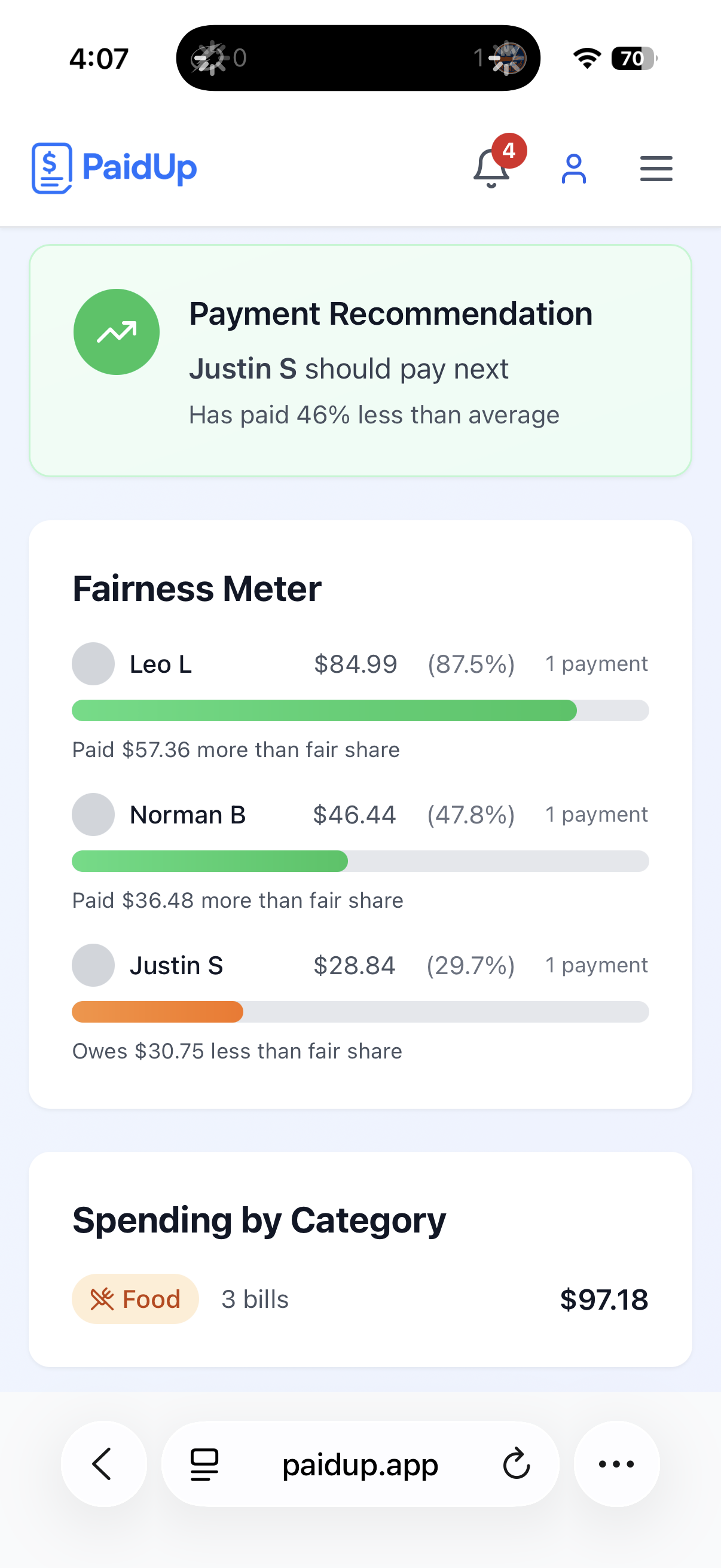 PaidUp screenshot 7