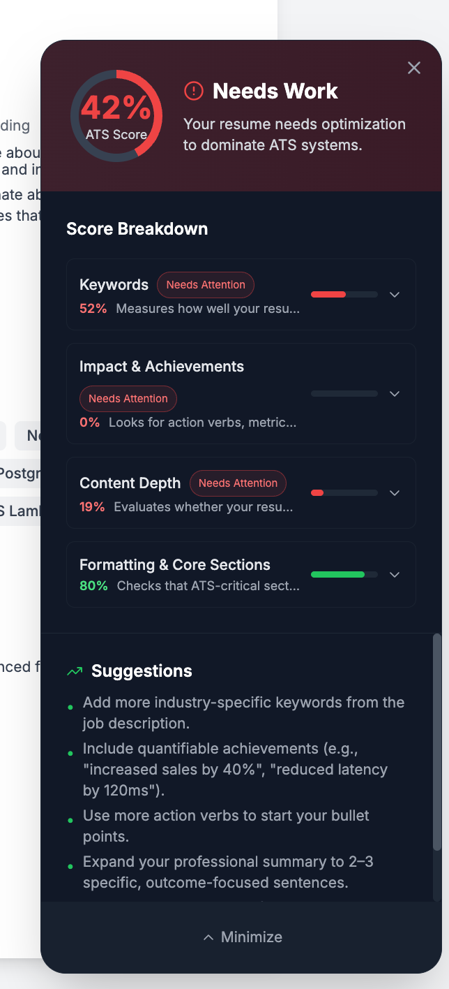 Smart ATS Resume screenshot 10