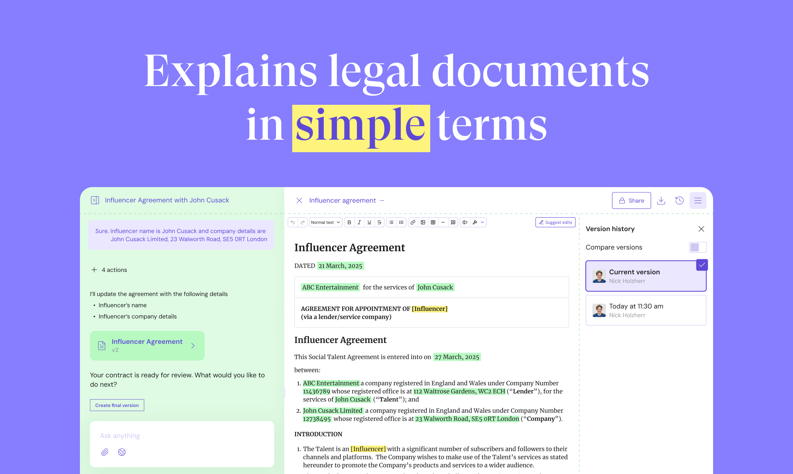 GitLaw Agent screenshot 2