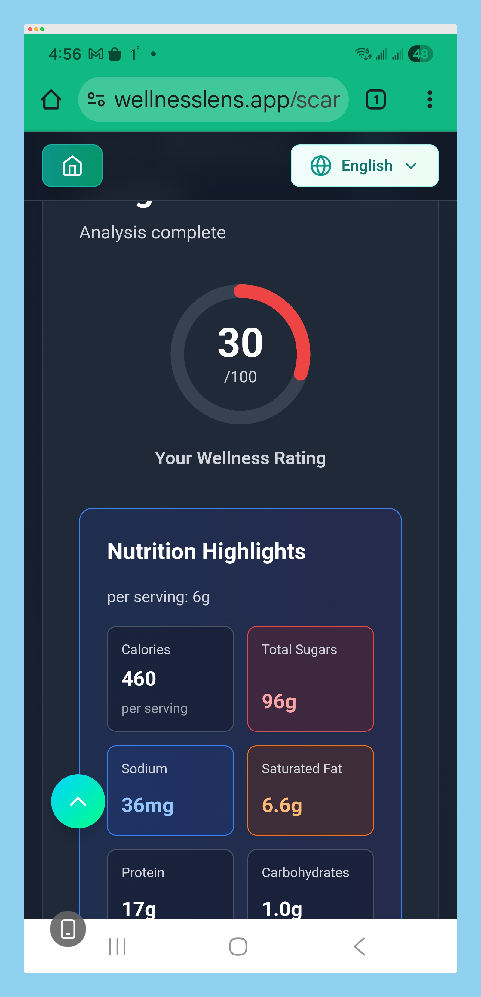 WellnessLens screenshot 6