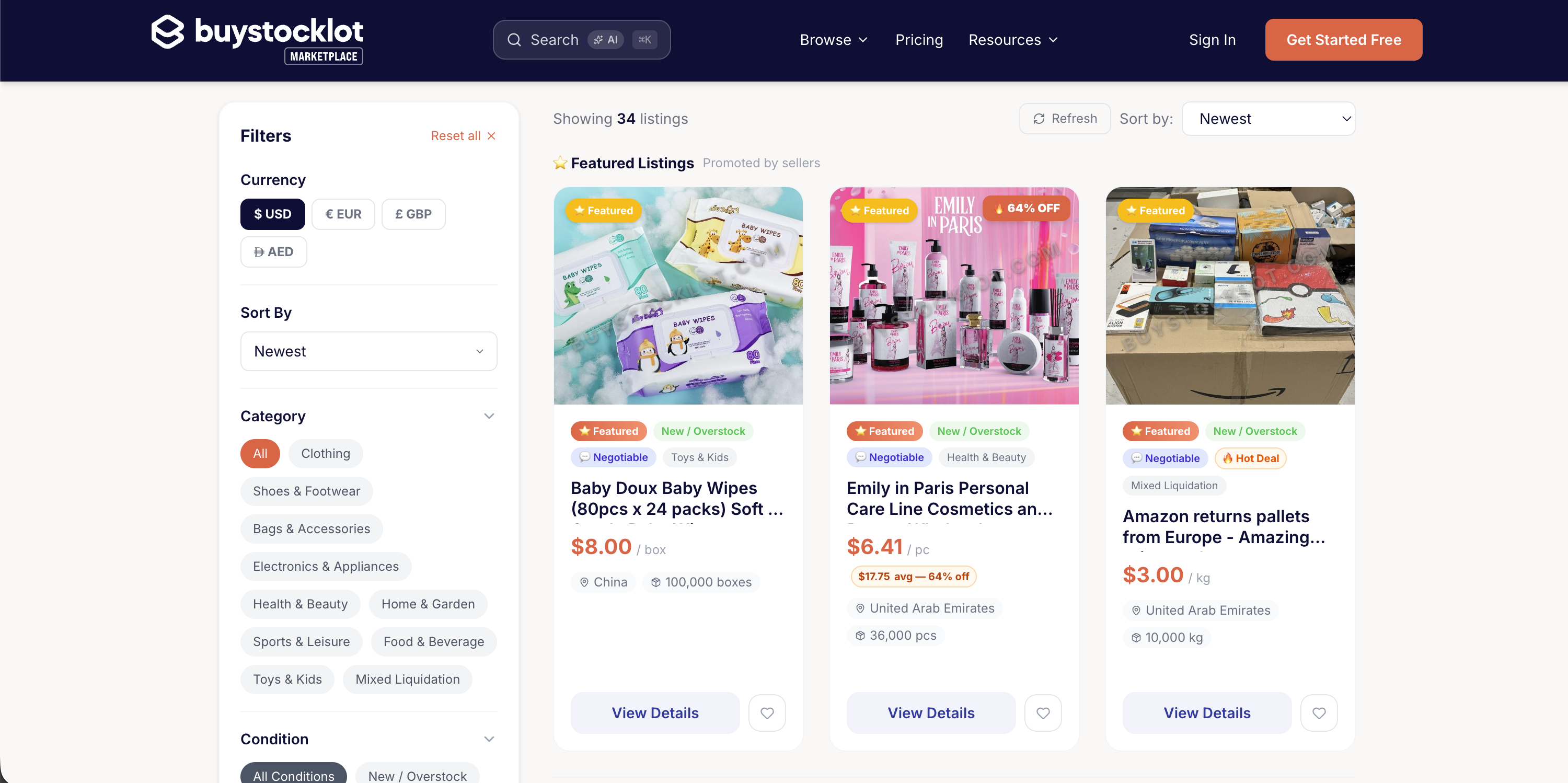 Buystocklot 2.0 screenshot 3