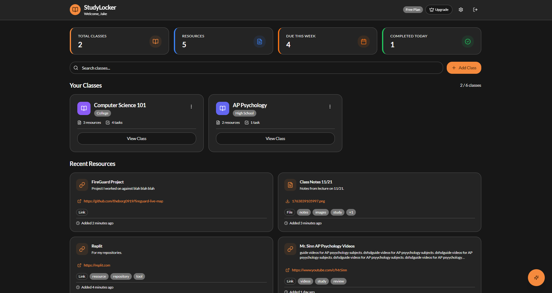 StudyLocker screenshot 1