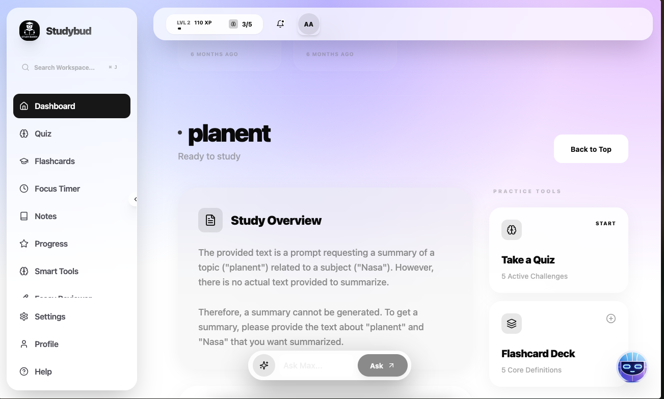 StudyBudAI screenshot 14