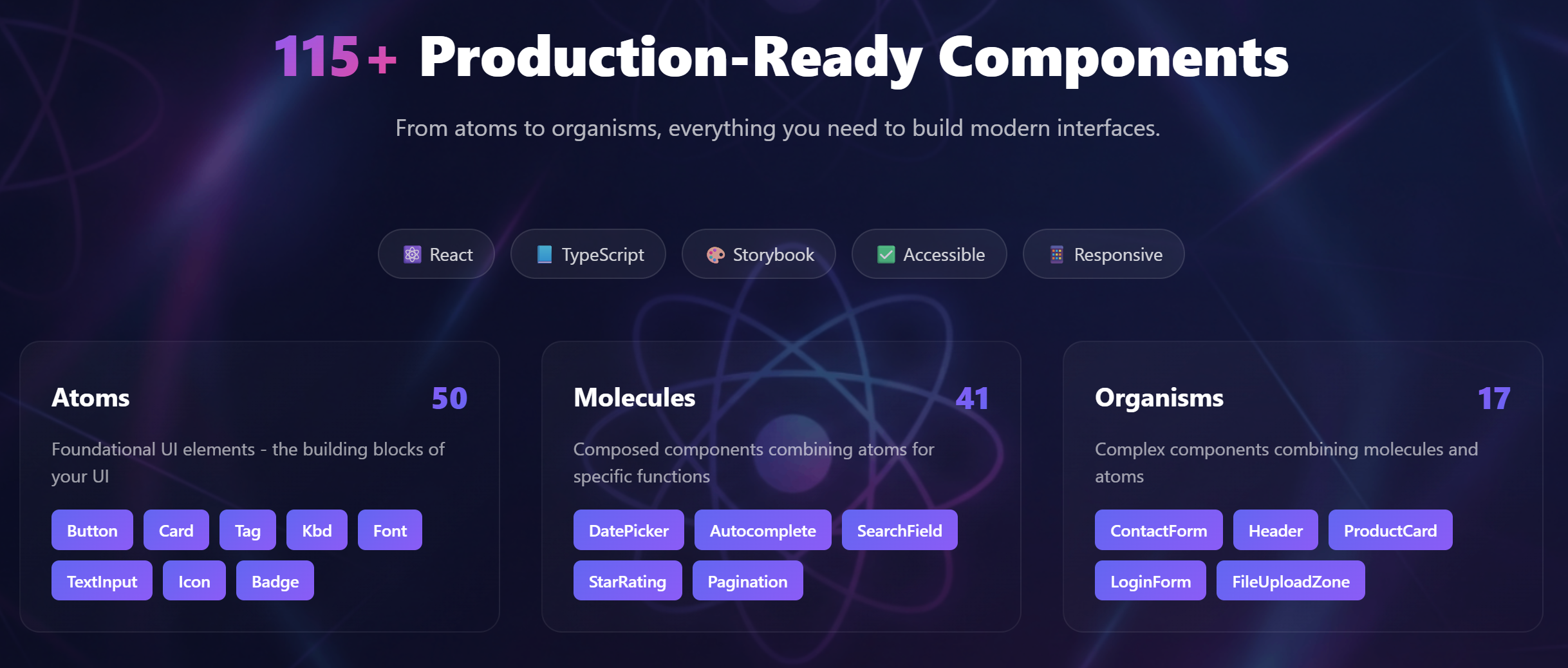 Atomic UI Components screenshot 4