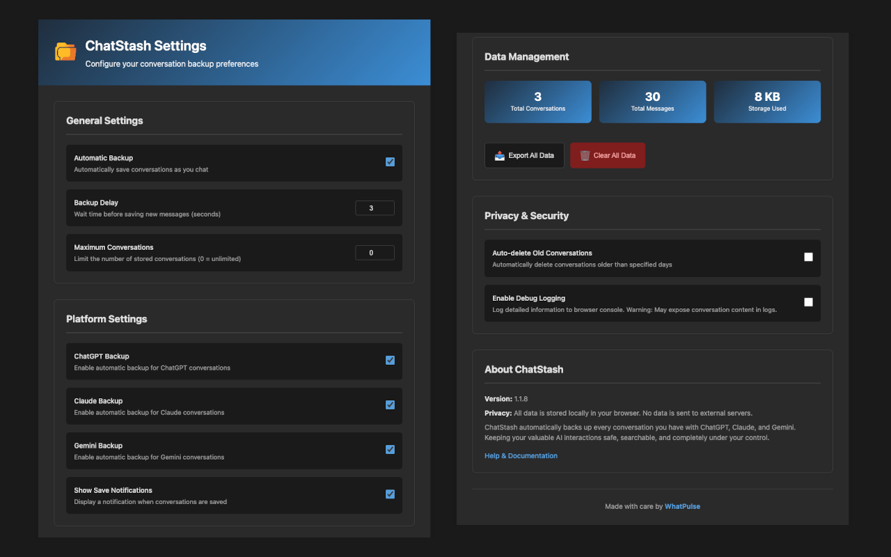 ChatStash screenshot 3