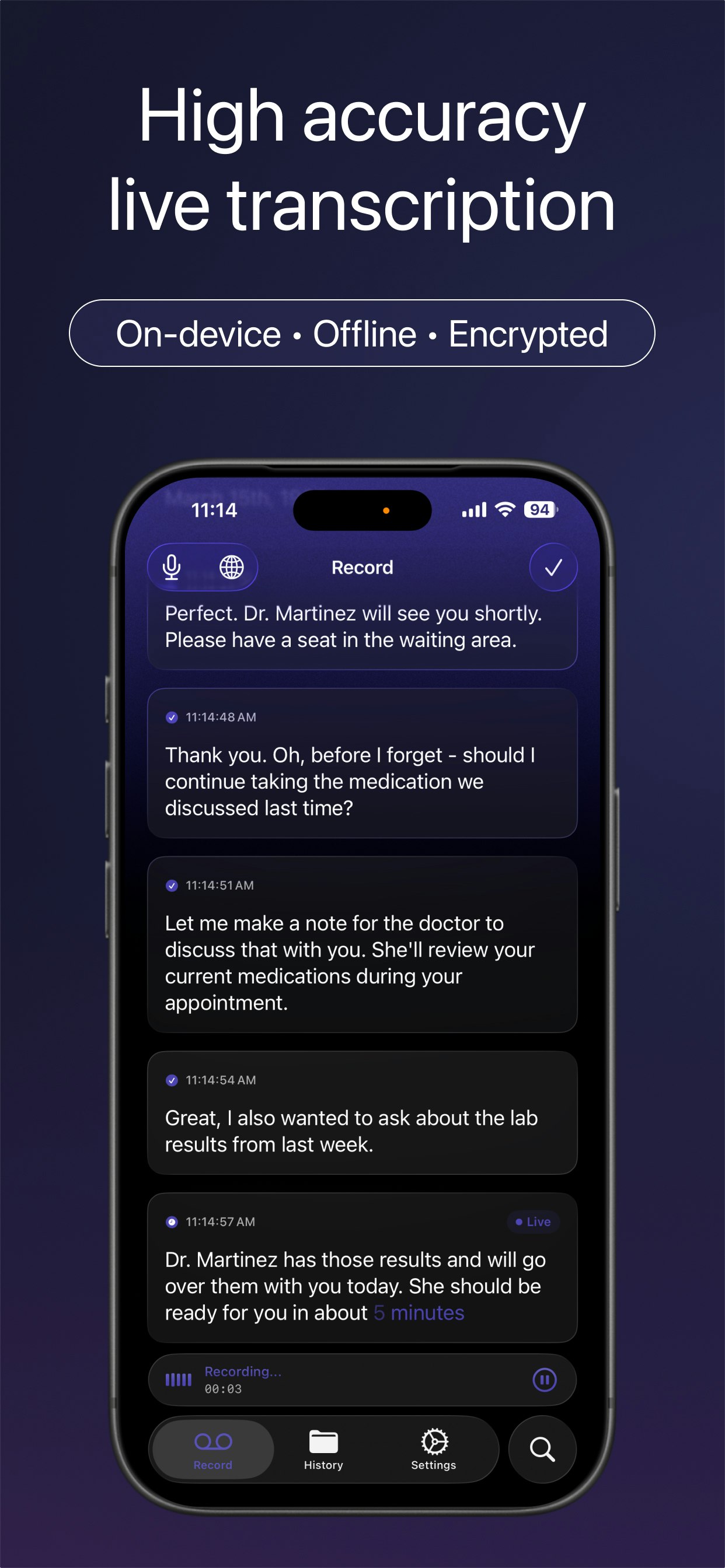 PrivaNota screenshot 1