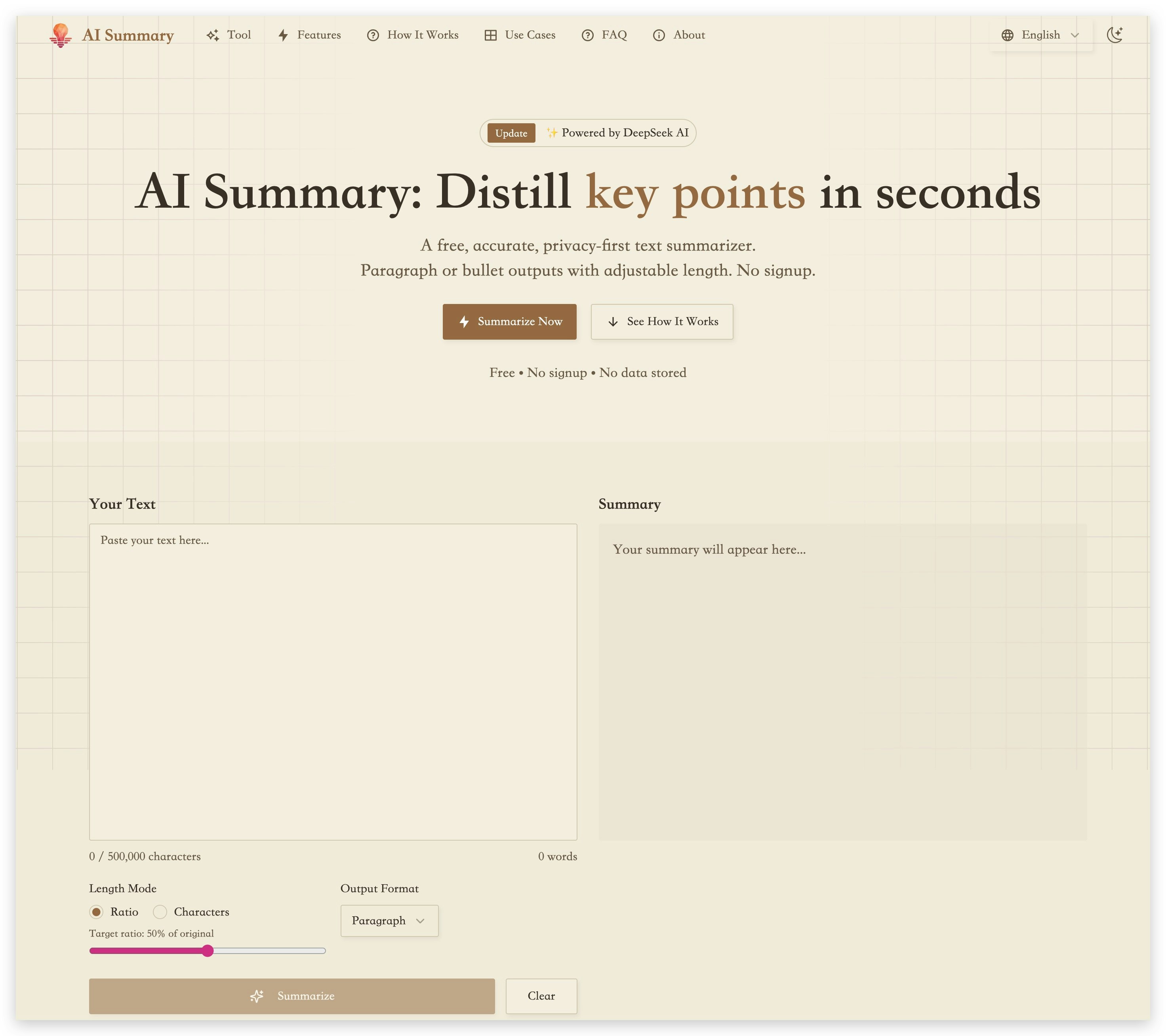 AI Summary screenshot 1