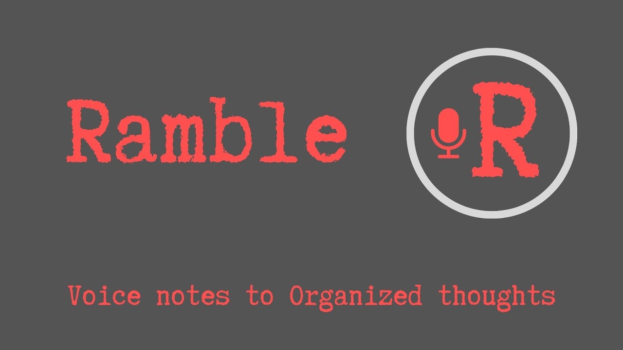 Ramble screenshot 1
