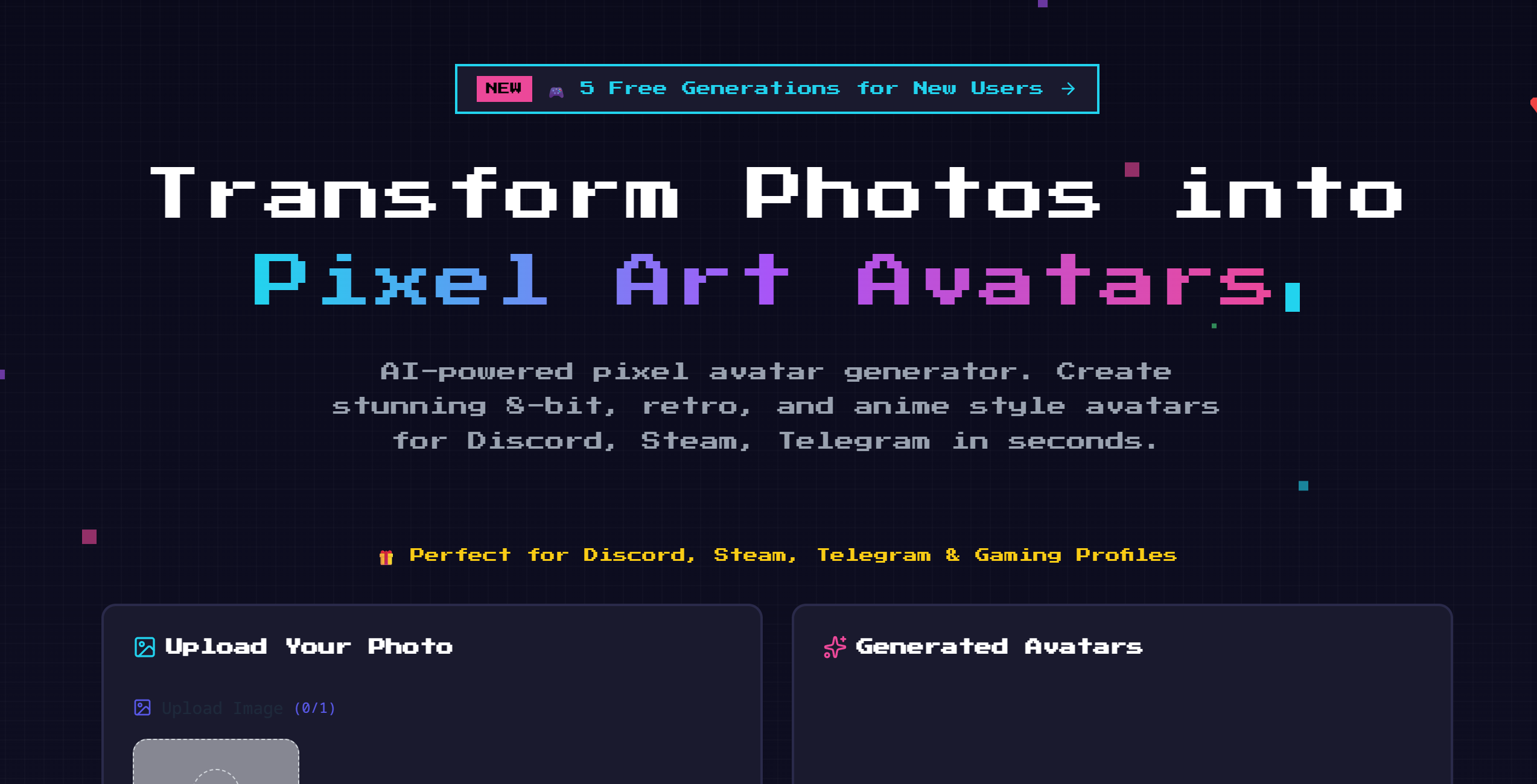 Pixel Avatar Generator screenshot 1