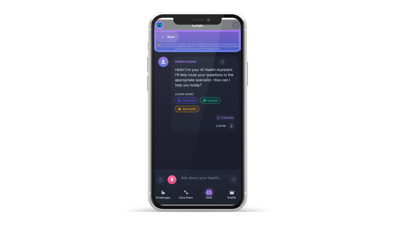 HealthChat screenshot 3