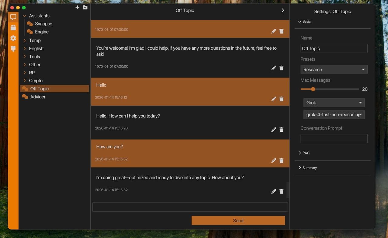 Synapse screenshot 1