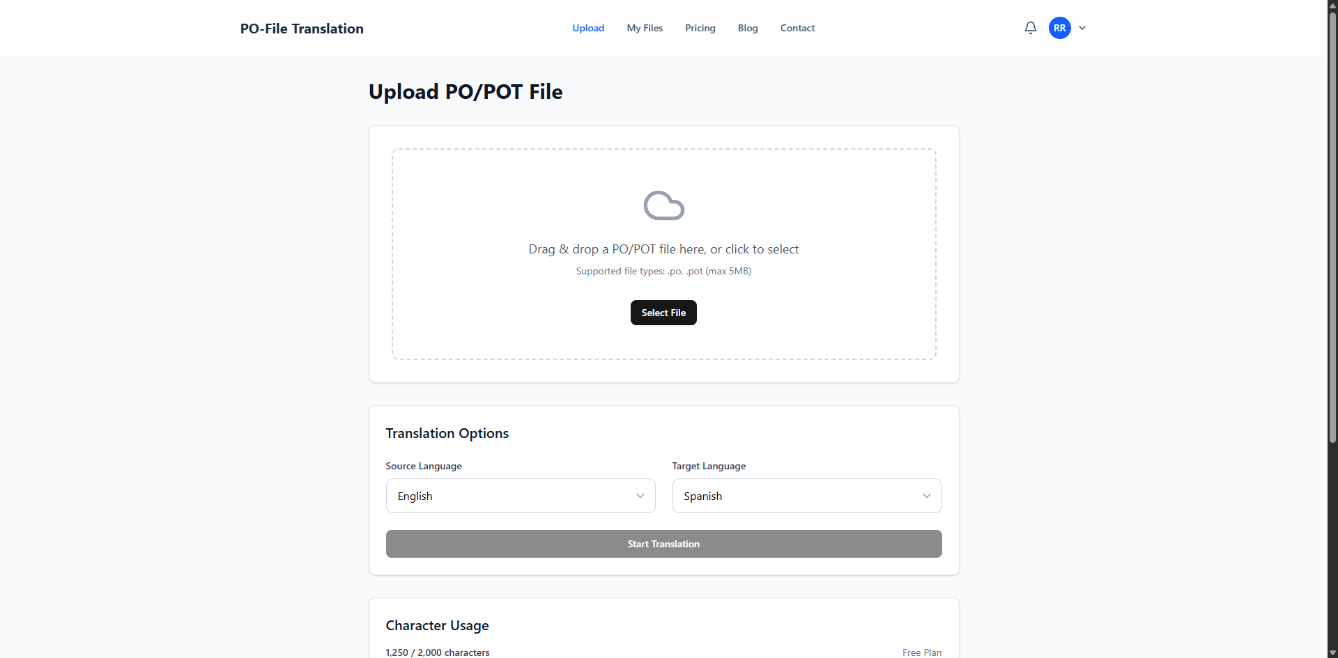 po-file.com screenshot 1