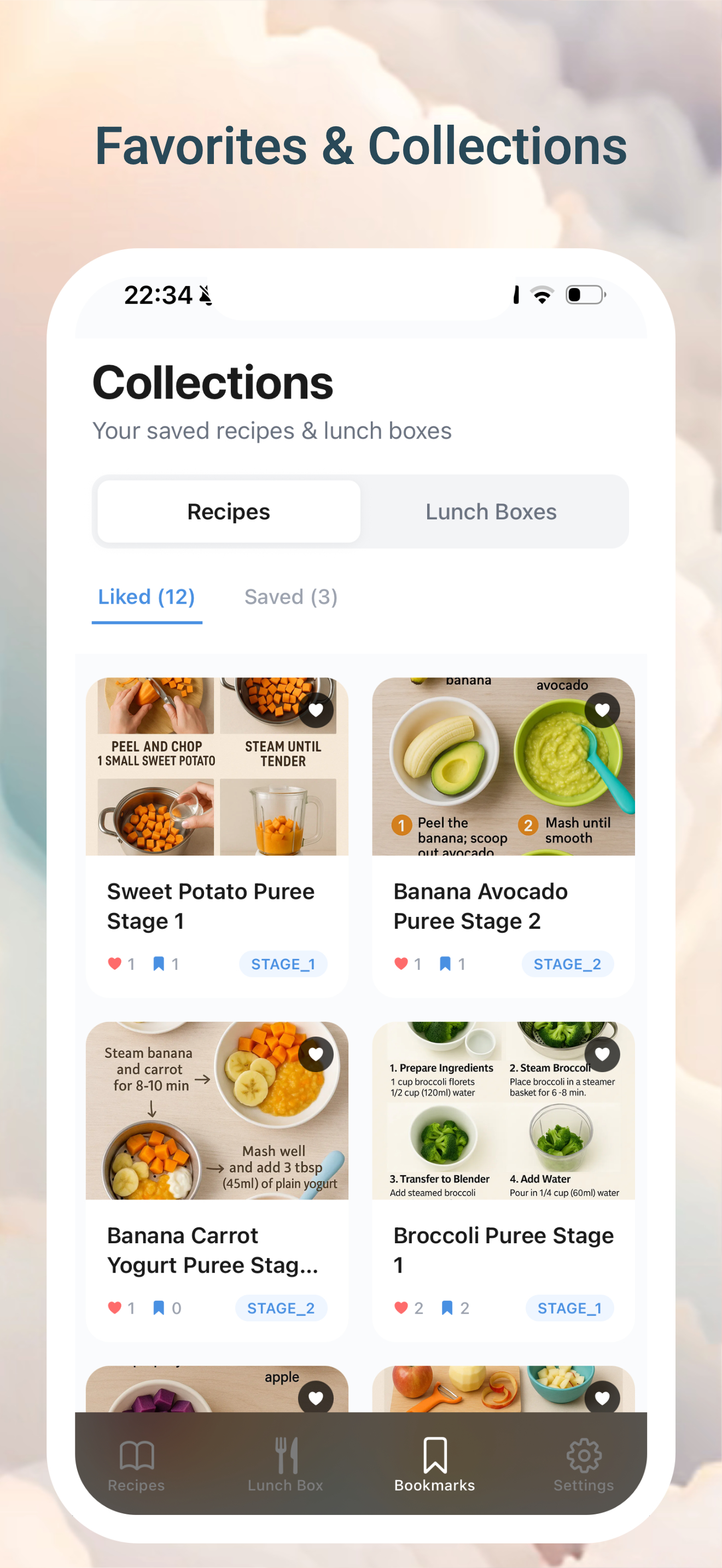 DearBaby Solid Food screenshot 1