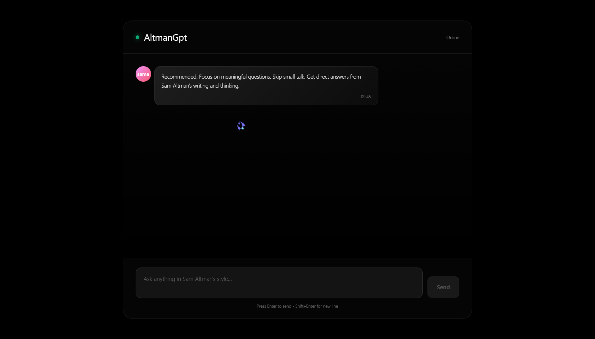 AltmanGpt screenshot 3