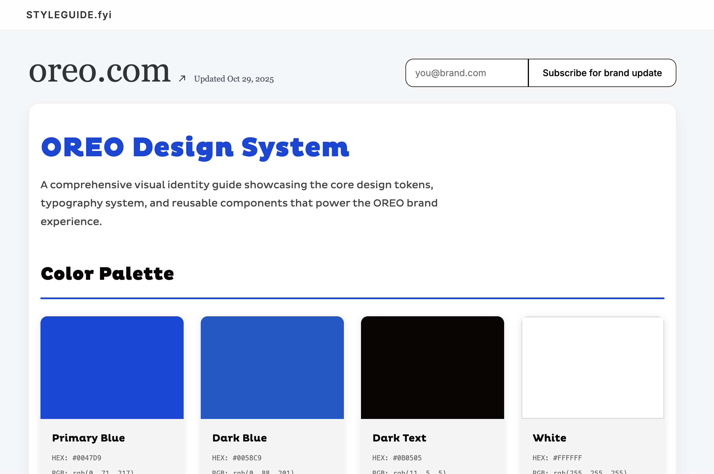 styleguide.fyi alpha screenshot 1