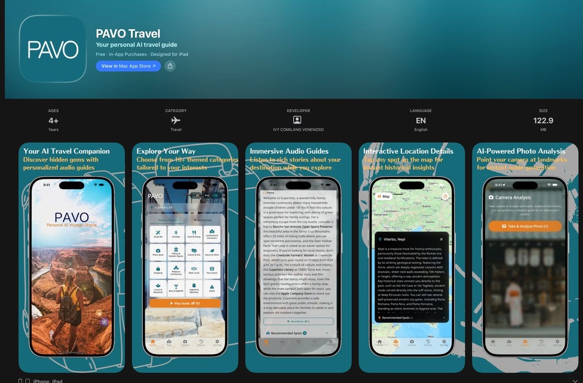 PAVO Travel screenshot 1
