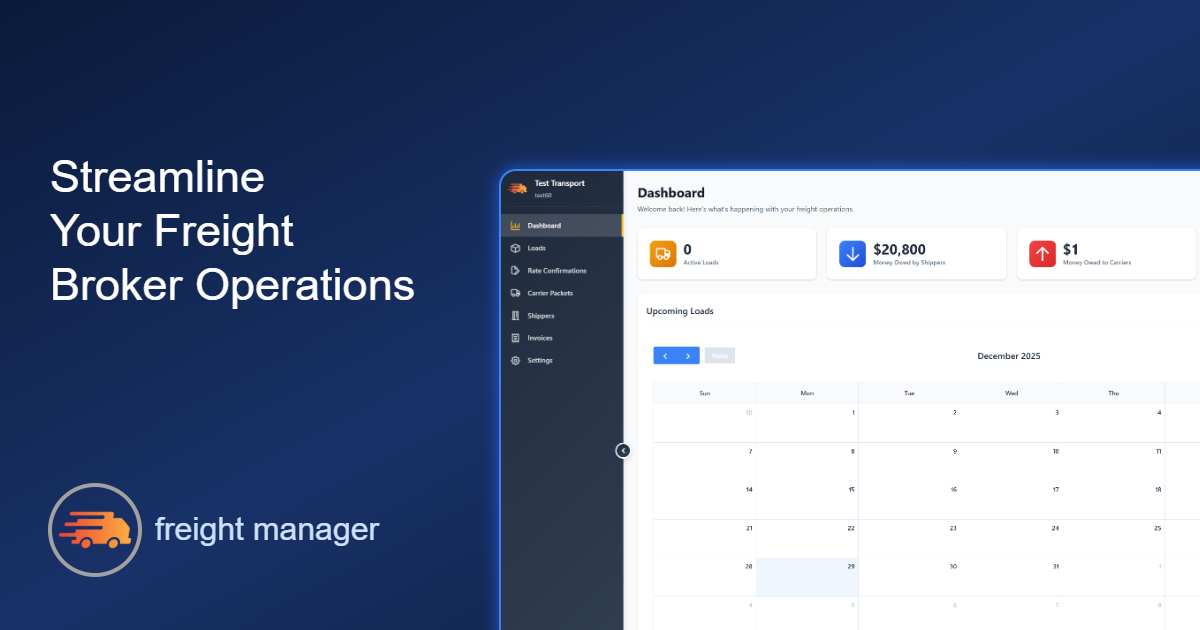 Freight Manager screenshot 1