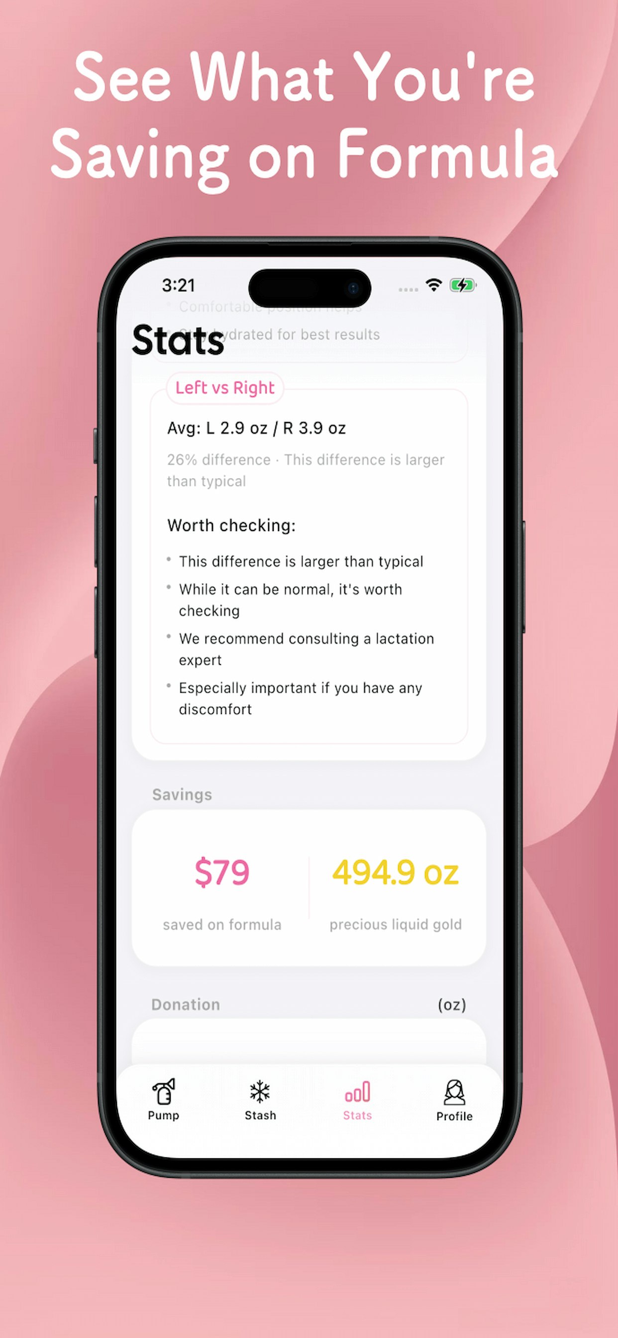 Easy Pump & Milk Stash Tracker screenshot 5