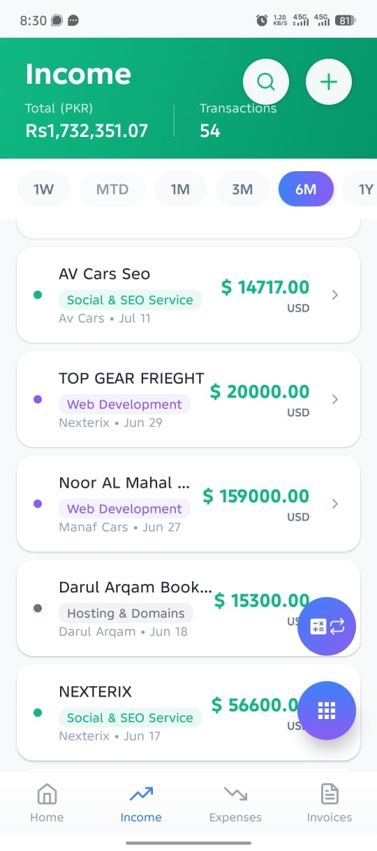 SmartCFO screenshot 9