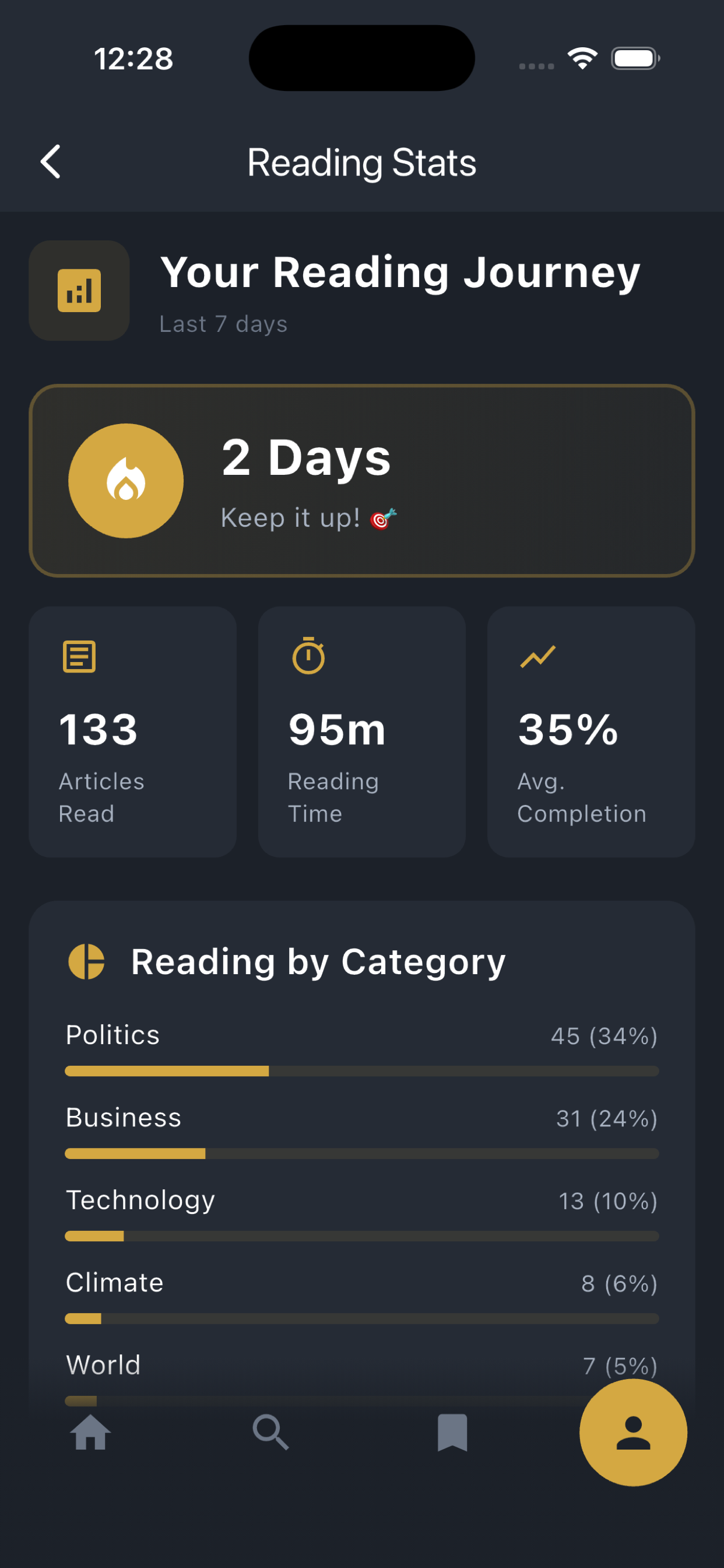 AI Driven BLTN News App Live screenshot 2