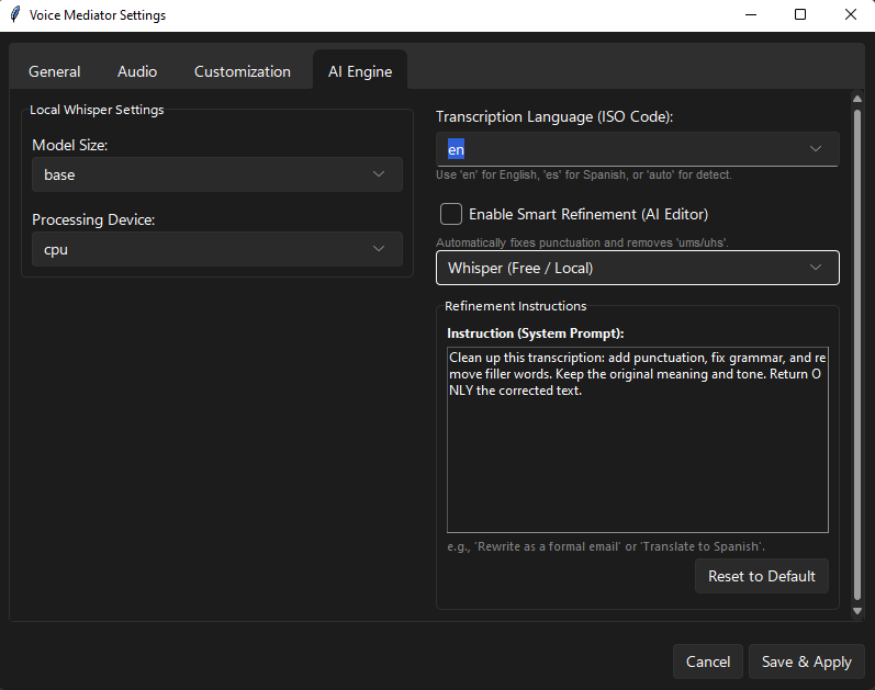 Voice Mediator screenshot 2