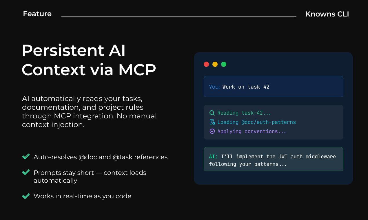 Knowns CLI screenshot 4
