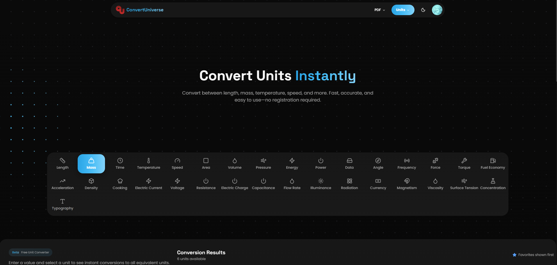 ConvertUniverse screenshot 11