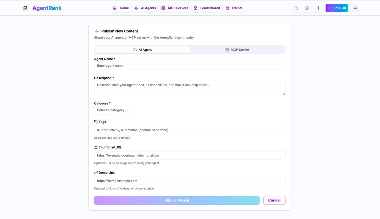 AgentRank screenshot 2
