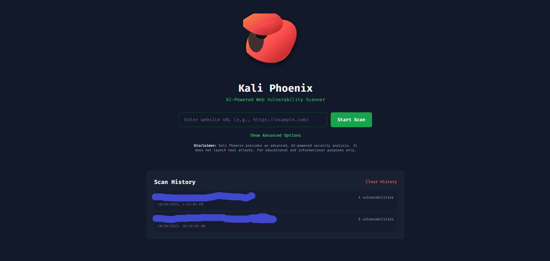 Kali Phoenix screenshot 2